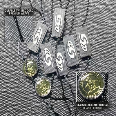 7 Inches Black Hang Tag String 0.1 Ounces Lightweight Hanging Tags Suitable for Apparel Product Tags and Retail Display