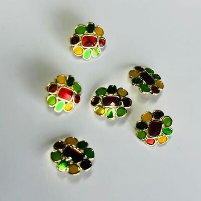 Shirt Package Rectangle Garment Buttons High Durability Rectangle Buttons Ideal for Shirt Manufacturing and Tailoring