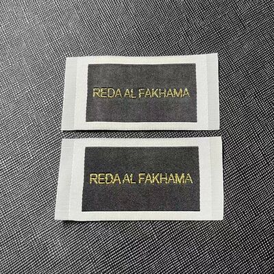 Ultrasonic Cut With End Fold Woven Clothing Labels Customized Soft Fabric Tags Ideal for Clothing Branding and Textile