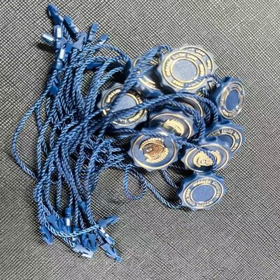 Shoes Plastic Tag Fastener Approximately 10 Inches Hanging Length Designed for Garment Tagging in Clothing and Footwear Sectors