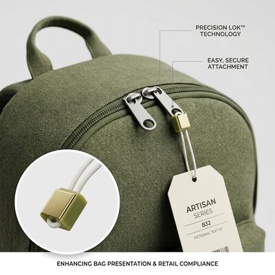 Bohemian Style Hang Plastic Clothing Tag Fastener For Store Odm
