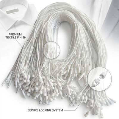 Metallic Finish Gold Silver Plastic Tag Fastener Electroplated Loop Pins for Luxury Fashion and Designer Brands