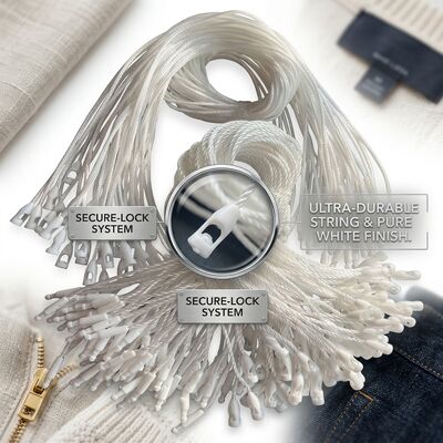 Quick Release Reusable Plastic Tag Fastener Easy Open Loop Pins for Try On Friendly Retail Clothing Display