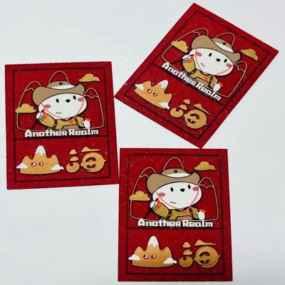 ওডিএম স্ব-আঠালো তাপ স্থানান্তর পোশাক লেবেল 38x54 42x62